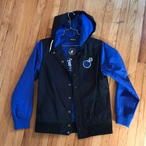 New The Hundreds lightweight varsity jacket